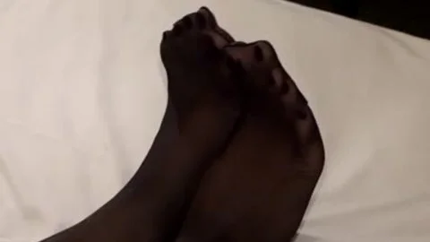 oriental sheboy Peggy's Foot Fetish With Her large darksome fake penis