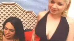 busty tranny copulates busty girl