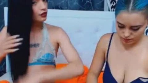 sleazy t-girl bonks Her Female friend