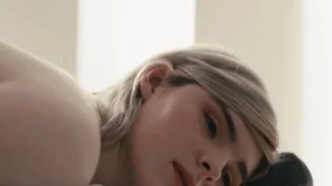 Trans Sensual - pretty blonde Casey Kisses Give Ella Hollywood A astonishing Massage Session