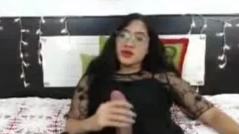 biggest knob tranny Strokes In couch