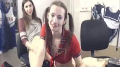 Femboy pair oral pleasure-service And hammer On web camera