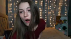 skinny Russian lady-man Strokes Her weenie On web camera