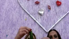 tasty tranny Foursome enjoy Cucumber butthole plowing fuckfest