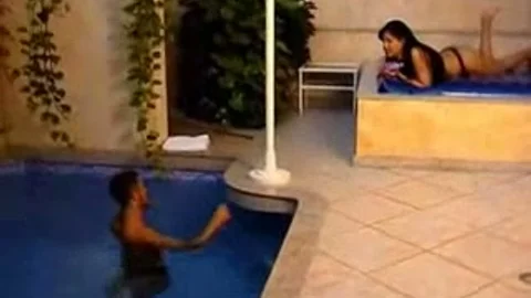 69 Pose sucking And anal plowing With A TS On A Mattress