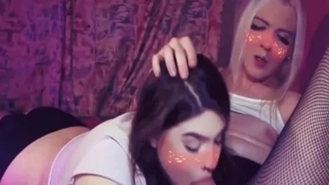 oral sex And sperm In mouth By +18yo ladyman couple On web camera, Part 4