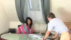 Office Sex With horny Crossdresser