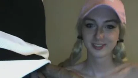 sleazy blonde tranny Sucks Her Sugar Daddy's penis