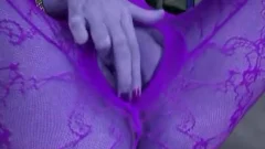 Straight hose lingerie anal fake penis Fisting Sissy 14