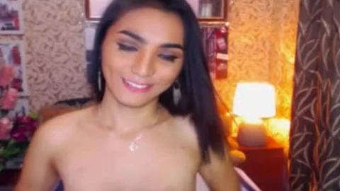 beautiful brunette hair shelady Teasing Her Viewers