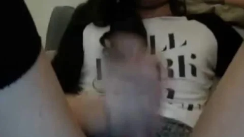nice-looking Femboy sperm flow