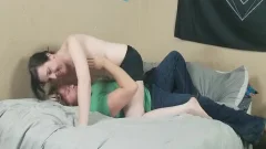 new neighbor Cheats On Gf With Transgirl, Jerks Her Off Till she Comes
