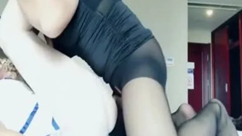 Two asian Ladyboys Love To suck Each Other ramrods And slam