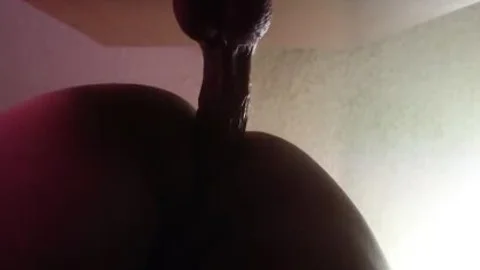 nasty t-girl Playing With dildo And Cumming