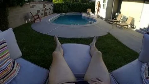 slutty Redhead ladyman, Outdoor