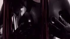 Fetish ladyboy In Latex Suit And Mask bonks