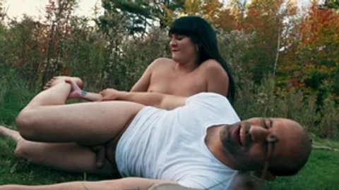 Trans Angels: Big Catch for Rick Hard: Titty Reveal!