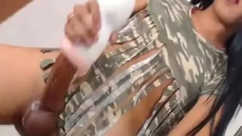 big penis Trans plows Her dildo