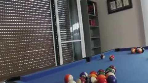 Raphaella Ferrari Pool Table poke