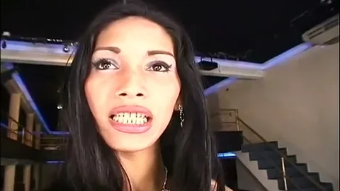 Seductive brunette tranny booty Rammed