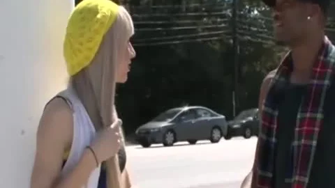 A blond amateur Trap Friendly Chat With 2 black teens