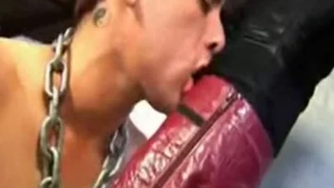 Crossdresser Ties Her man And Uses Him For A poke toy