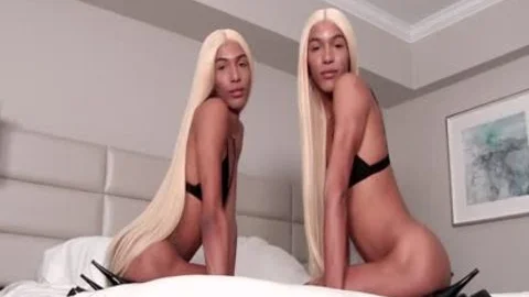 Latino crossdresser enjoys greatly sex scene HD