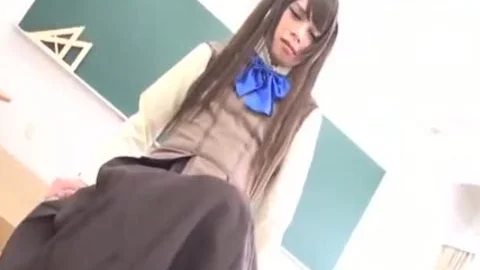 Crossdresser Footjob