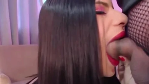 naughty tgirls oral pleasure-service On web camera