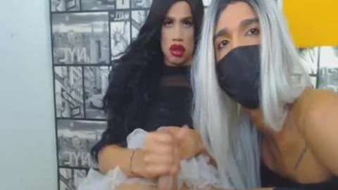 kinky shemale babes Getting filthy