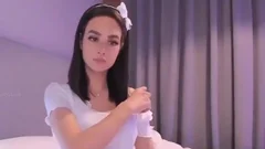 tasty shemale babe Teasing With Her cock On cam Live P