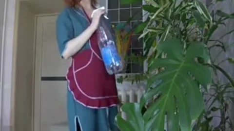 gal With A strap On penetrates A messy Crossdresser