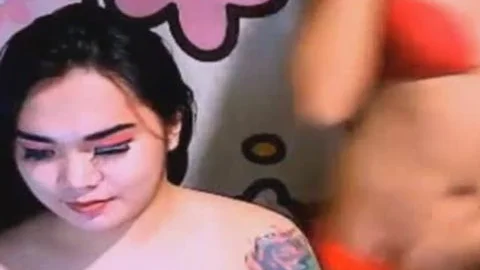 Two oriental sleazy tranny suck penis And poke