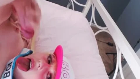 Plugged Femboy Cosplayer Prostate large O And Self-Facial On webcam (PREVIEW)