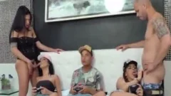 clip Game Party Turns Into group sex With Hung lady-mans