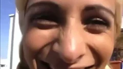 pretty Fishnet Blondie In Mutual action