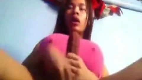 White giant sperm Overflows After Selfsucking