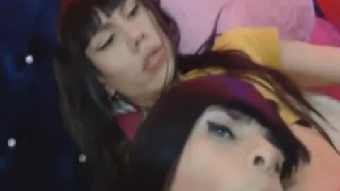 ladyboy hoe engulfing Her friends big ramrod