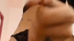 Pre-cumming 18yo latin chick tgirl