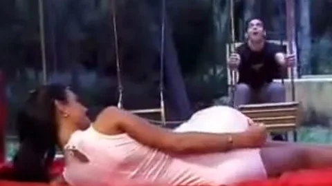 crazy act With A Fast shelady Outdoor