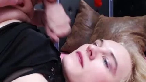 OMG sperm In face hole Self sucking tranny web camera