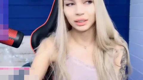 Super fine blond shemale