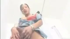 lusty asian sheboy In The washroom