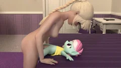 Amy's large wish - mommy - 18 Year old Futanari plows Doll!