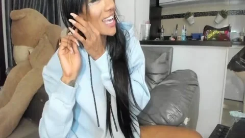 large zeppelins ladyboy Strokes Her large cock