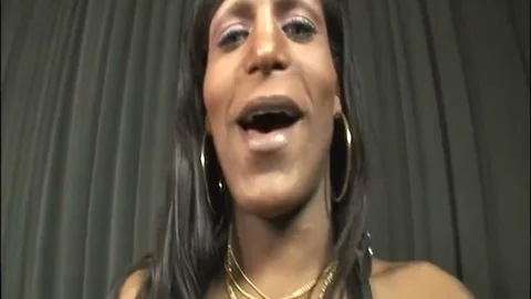 Interracial screw From A black tgirl skank