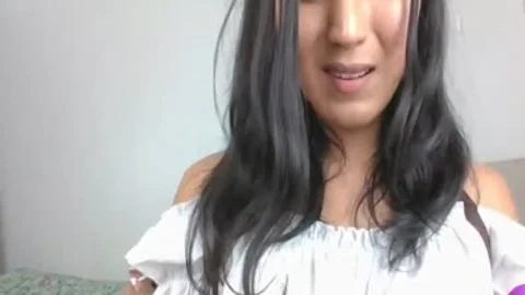 enjoyable Housemaid ladyman brunette latina gal Teasing Solo web camera