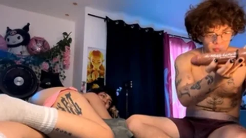 Trans Temptress Bares Her Captivating, Sock-Clad Sole