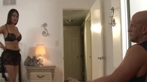 Two Gentle lady-boys Playing With 10-Pounder