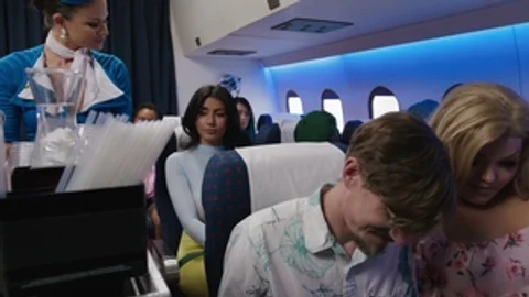 Futa World: Sneaky Sex Acts 30,000 Feet Up